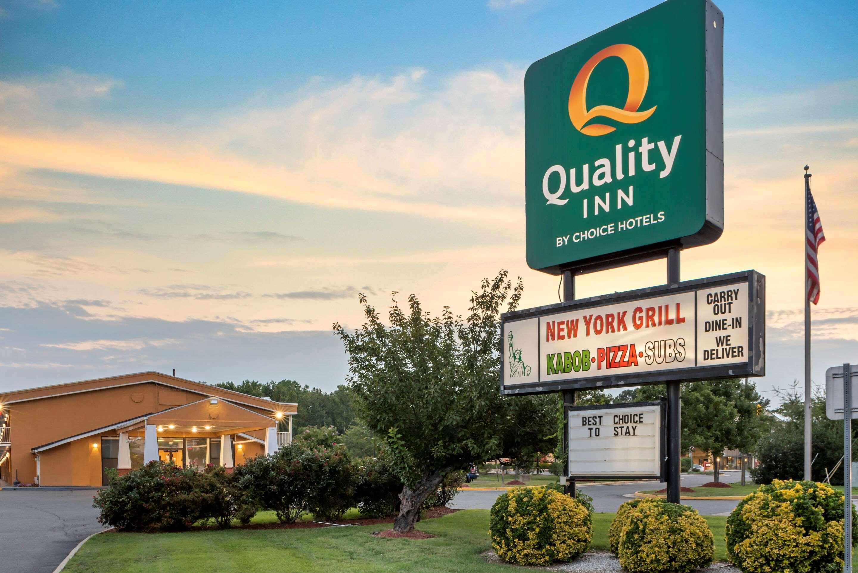 Quality Inn Fredericksburg Near Historic Downtown Exteriör bild